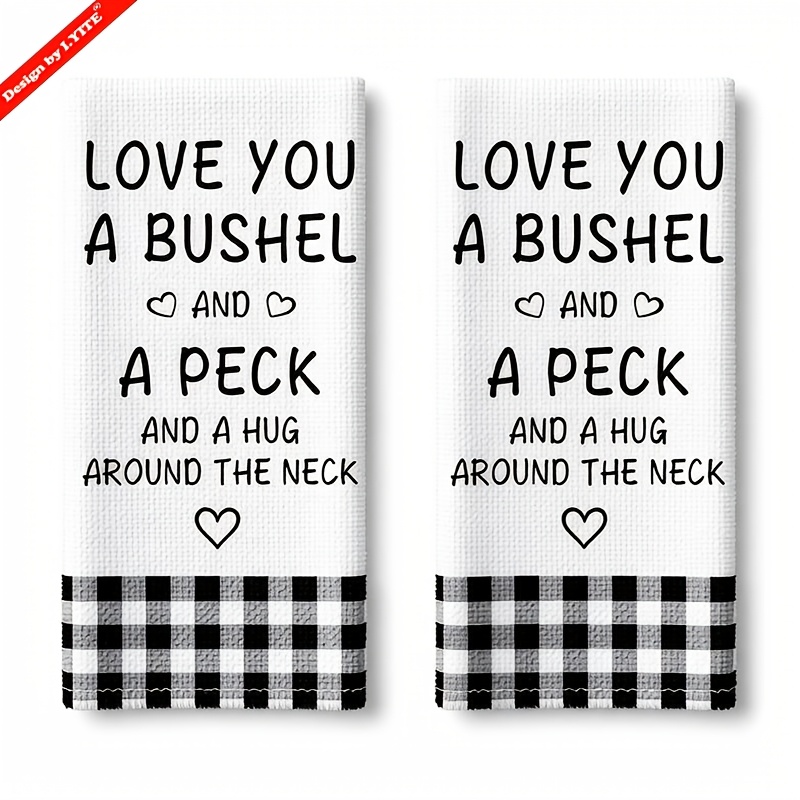 TEMU 2pcs Funny Hand Towels, Dish Cloths, Printed Luxury Towel Set - Soft, Quick-dry, Super Absorbent Dish Cloths And Dish Towels For Kitchen And
