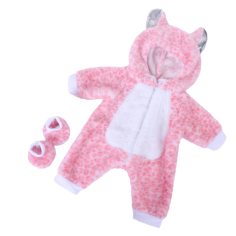 Image of Plush Doll Outfit (doll Not Included) A Romantic And Adorable Onesie For Dolls With Realistic -the Perfect Christmas Gift For Children. Add To Family Bonding Time!