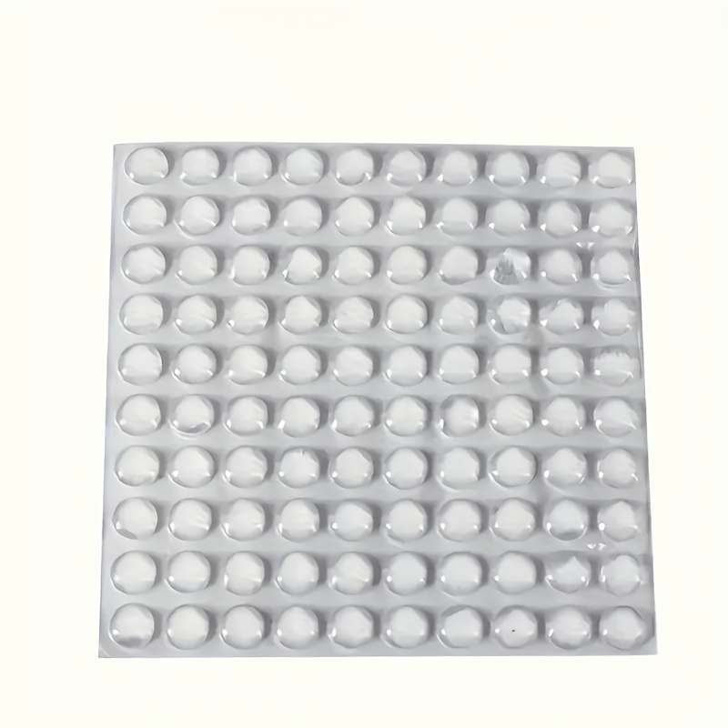 TEMU Piece/mute Protection Self-adhesive Transparent Silicone Pad Wear-resistant Anti-slip Shock Absorption Pad Furniture Anti-collision Silicone