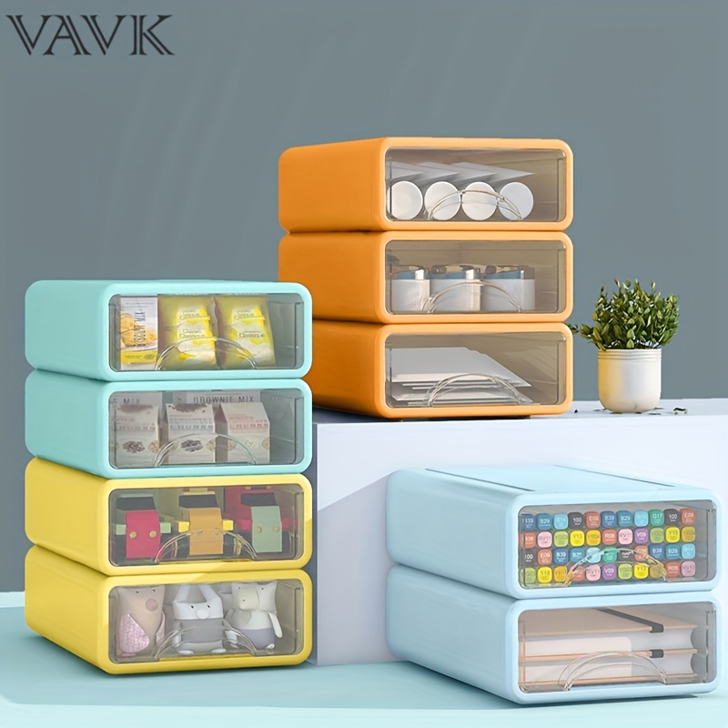 Plastic Storage Box Dustproof Storage Box Drawer Utility - Temu