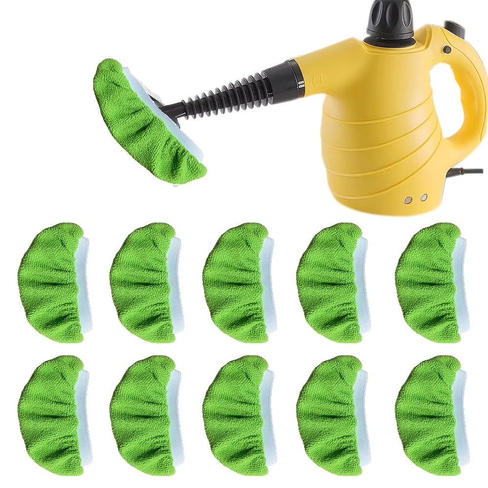 10-pack Reusable Microfiber Steam Pads] 10-pack Universal Microfiber Steam Mop Pads, Reusable Washable Replacement Cloths For Handheld Steam Cleaners, Compatible With Most Models