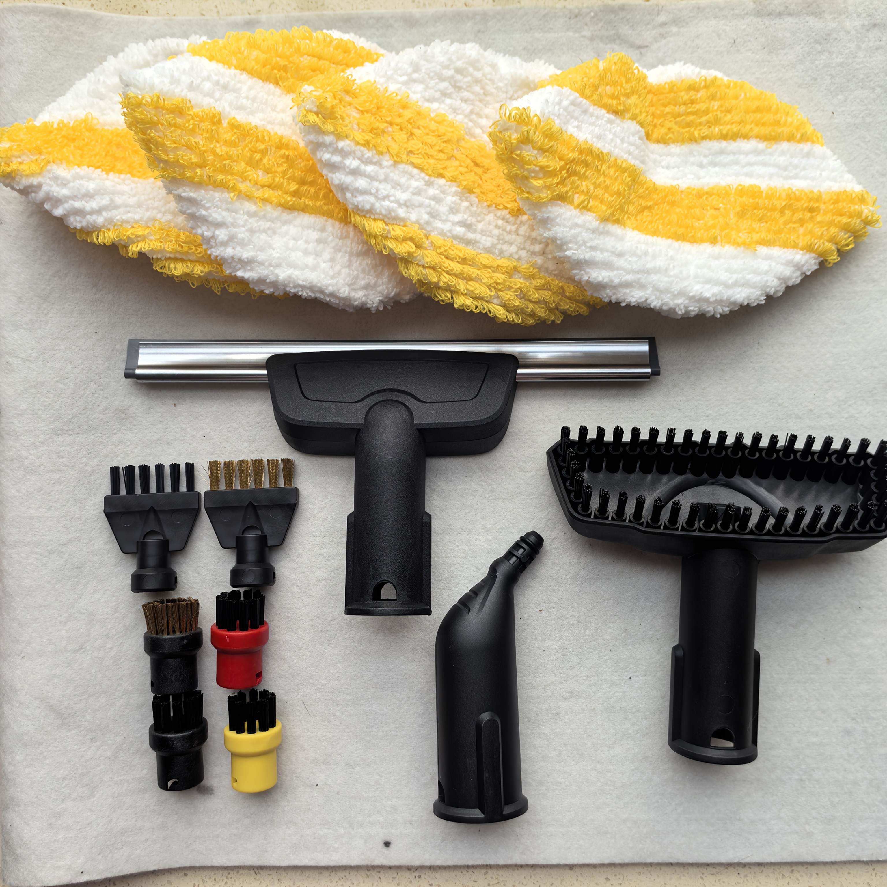 karcher   compatible steam cleaner accessory kit replacement brush heads nozzles handheld brushes glass scrapers for sc2 sc3 sc4 sc5 ctk10 ctk20   cleaning set details 20