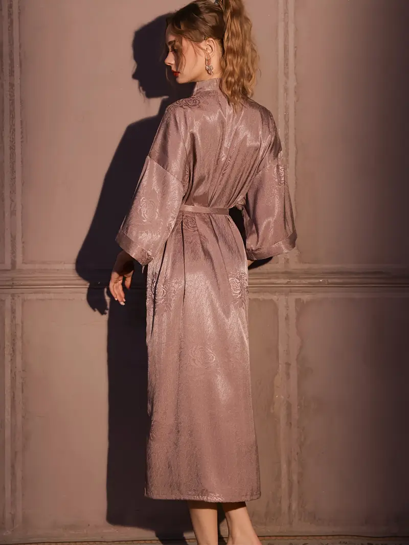 Letter Jacquard Imitation Robe Womens 2026