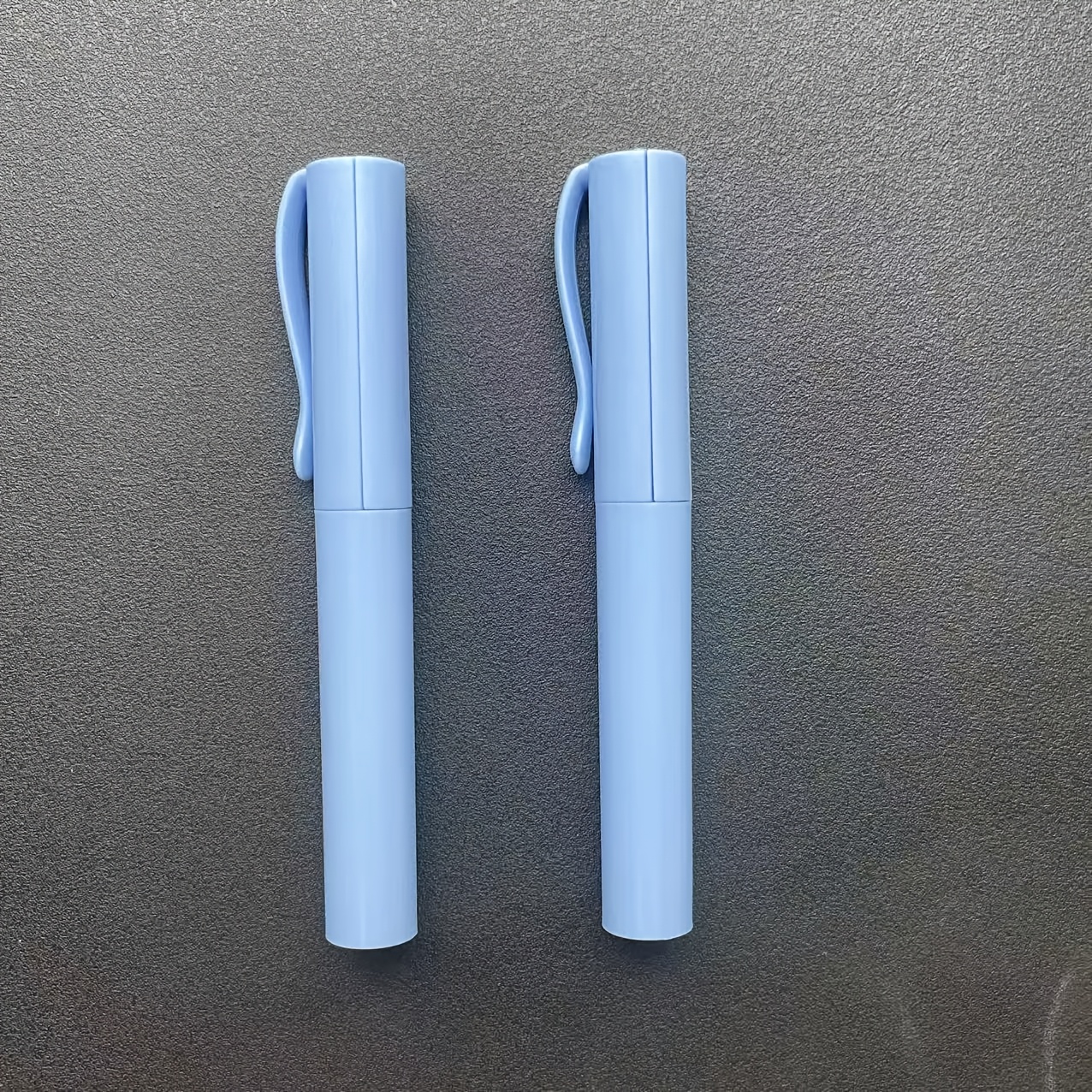 TEMU Lot de 2 ciseaux de sécurité déguisés en stylo couleur Morandi pour étudiants, avec pointe ronde, ciseaux pour bureau, loisirs créatifs, cadeau