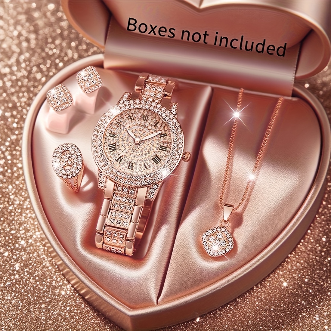 ladies watch set sold on Temu United States display picture 3