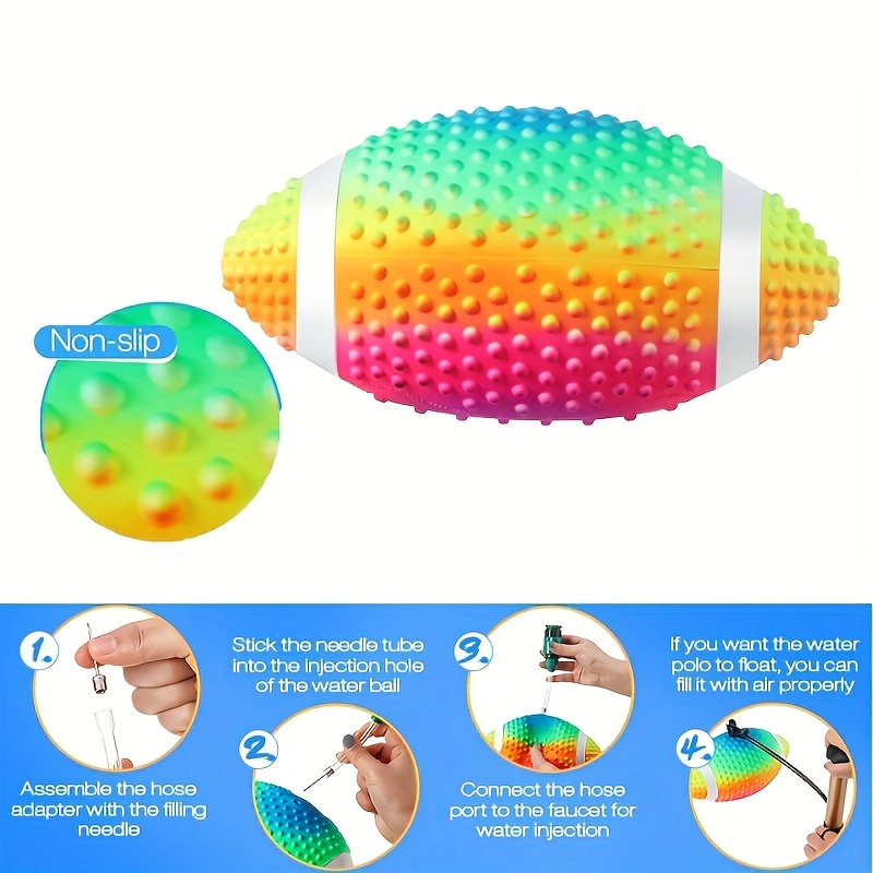 Colorful Rainbow PVC Water Ball for Water Sports