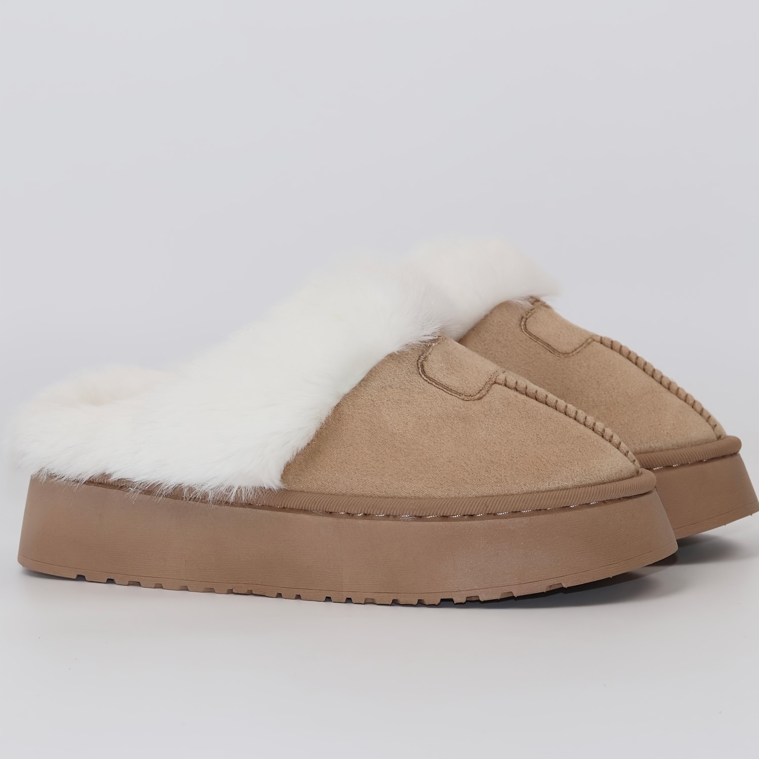 

Cozy Fuzzy Slippers For Women, Suitable For Indoor And Outdoor Use, Winter .