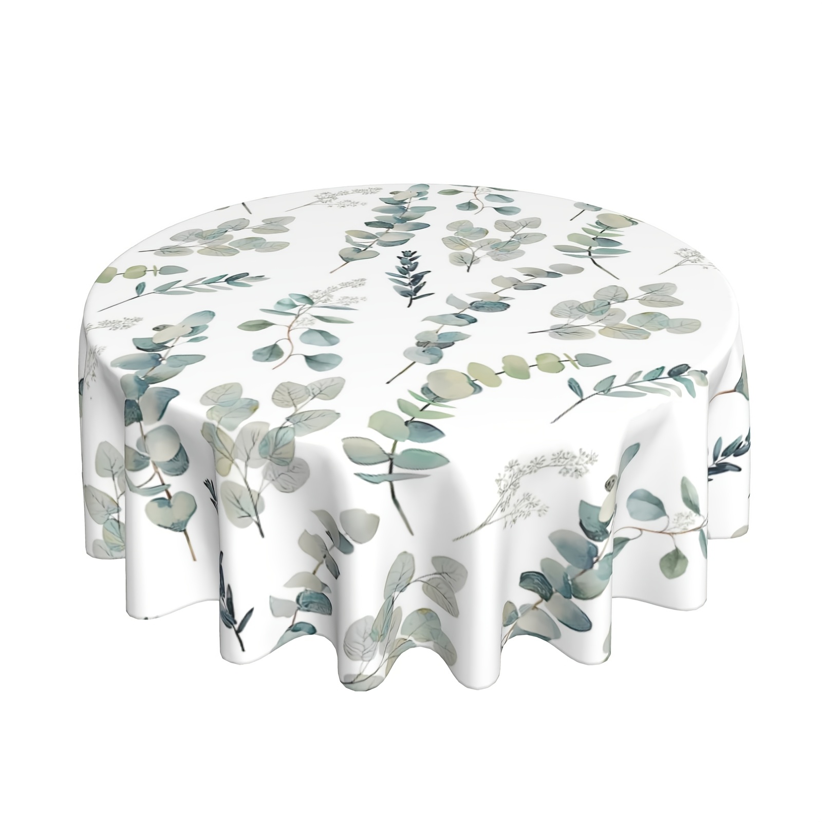 

Nappe Aquarelle Feuille de Sauge - Lavable & Réutilisable en Polyester, Parfaite pour les Fêtes à , les Repas en Intérieur, les - en Extérieur, la Décoration de Cuisine & de Restaurant