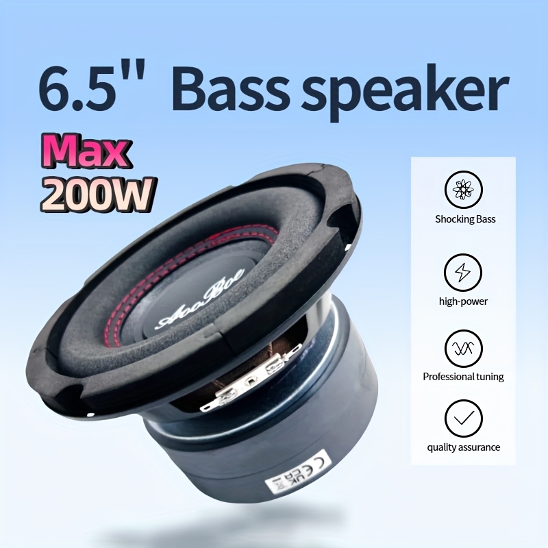 subwoofer outer diameter ohm Temu Mauritius