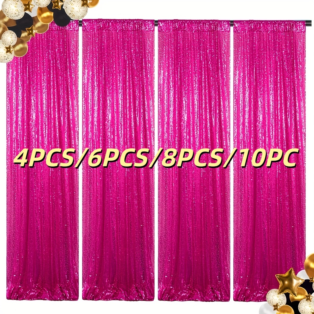 backdrop curtains for party sold on Temu United States