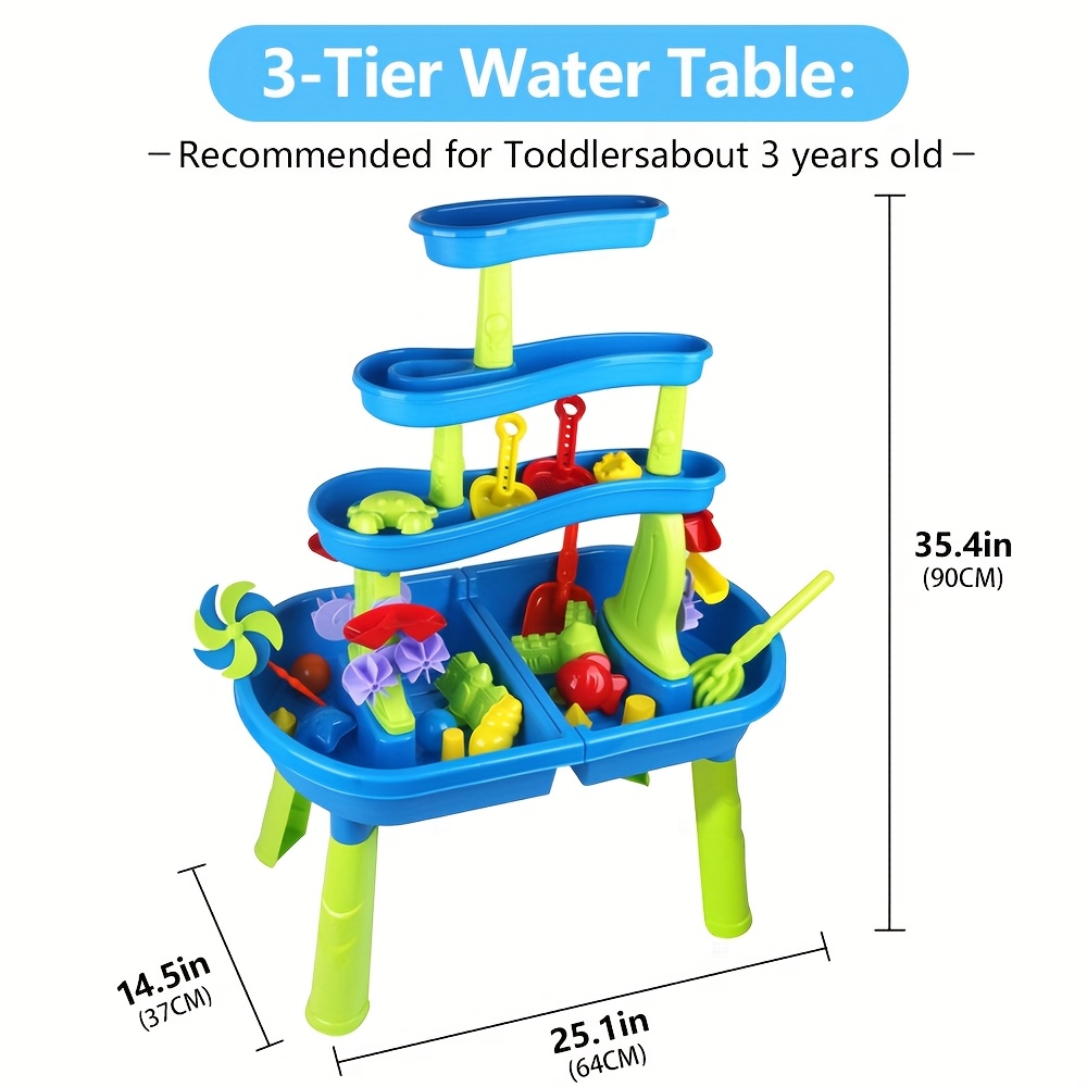 mesa agua niveles niños pequeños 46 piezas juego Temu Mexico