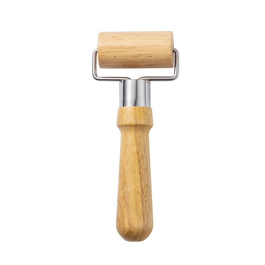 TEMU Rolling Pin Handheld Dough Roller Home Use Dumpling Wrapper Pressing Stick Oak Wood