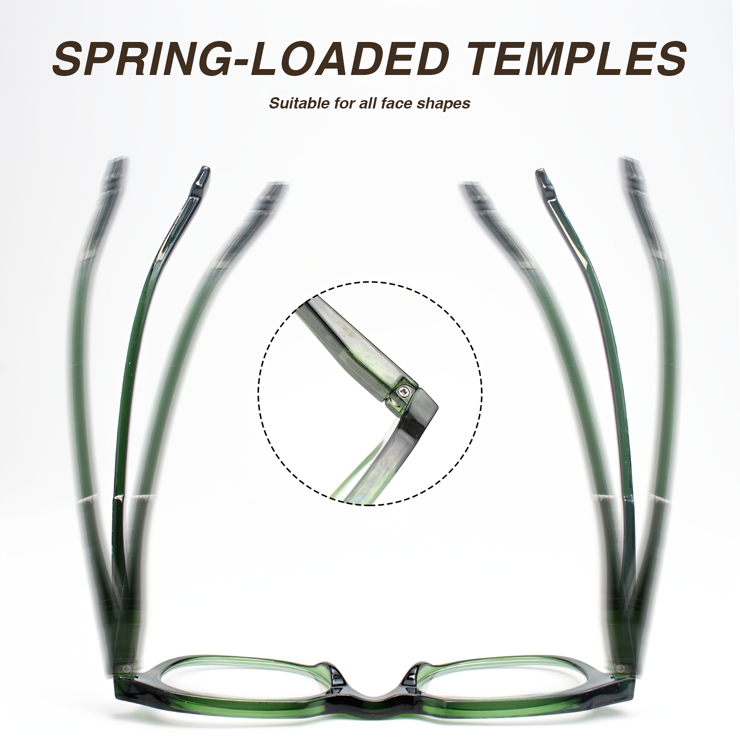 Elegant Fashionable Rectangular Frame Reading Glasses