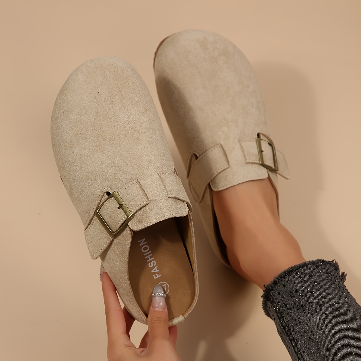 TEMU Les chaussures semi- se concentrent sur une tenue décontractée confortable et une mode de de style vintage, chaussures pour femme
