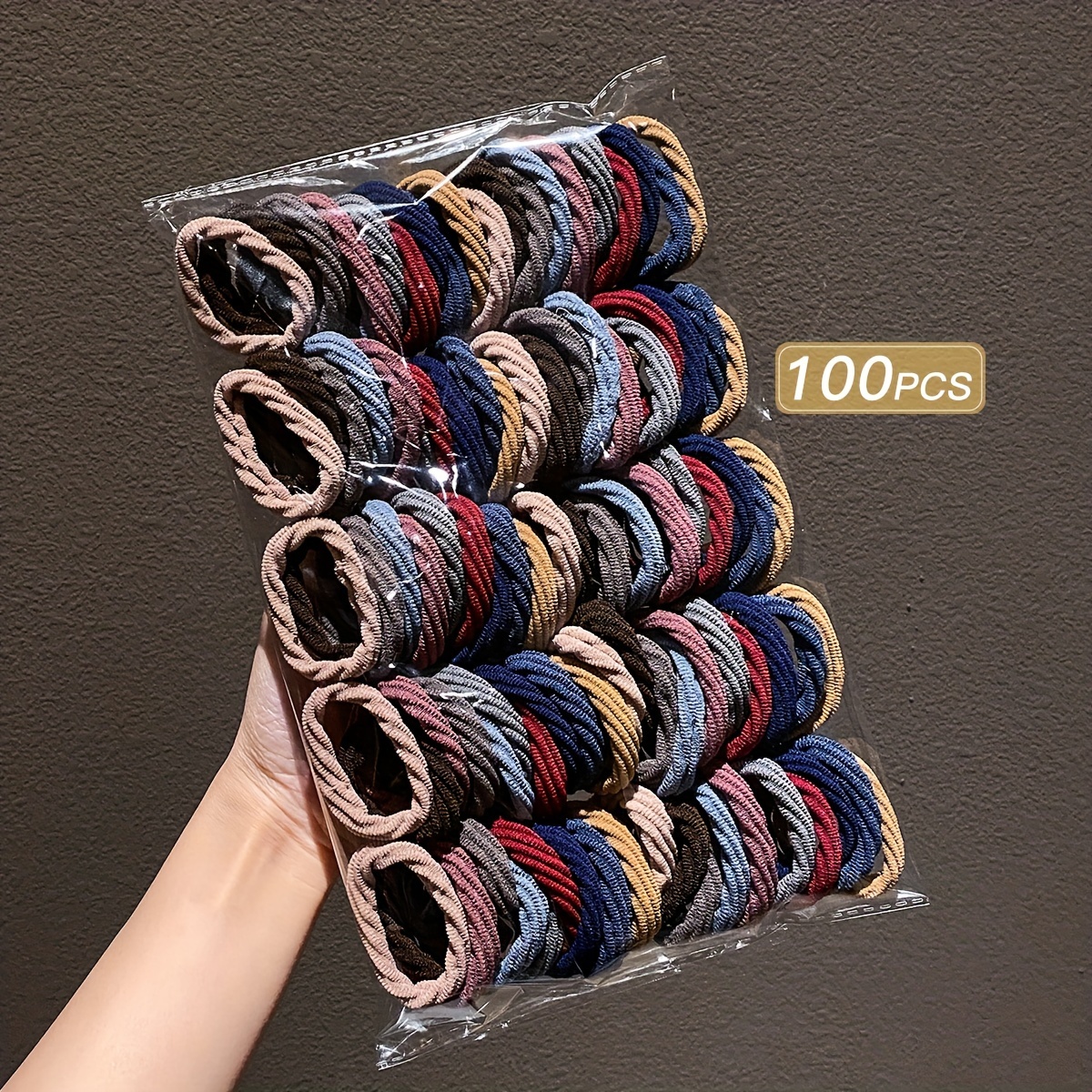

100pcs Polyester Ponytail , , Headbands, Accessories For Women, , 100pcs