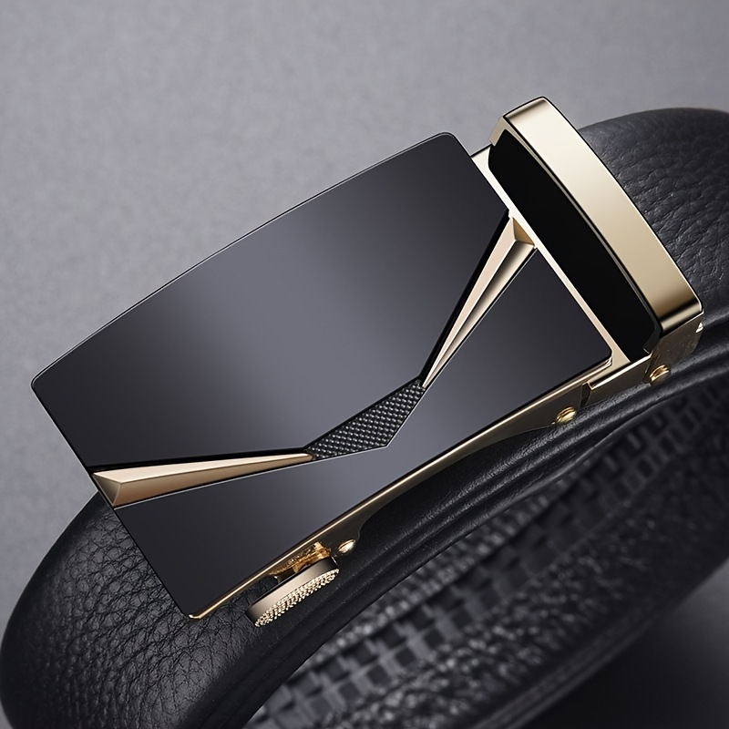 2pcs Men's Automatic Buckle Belts