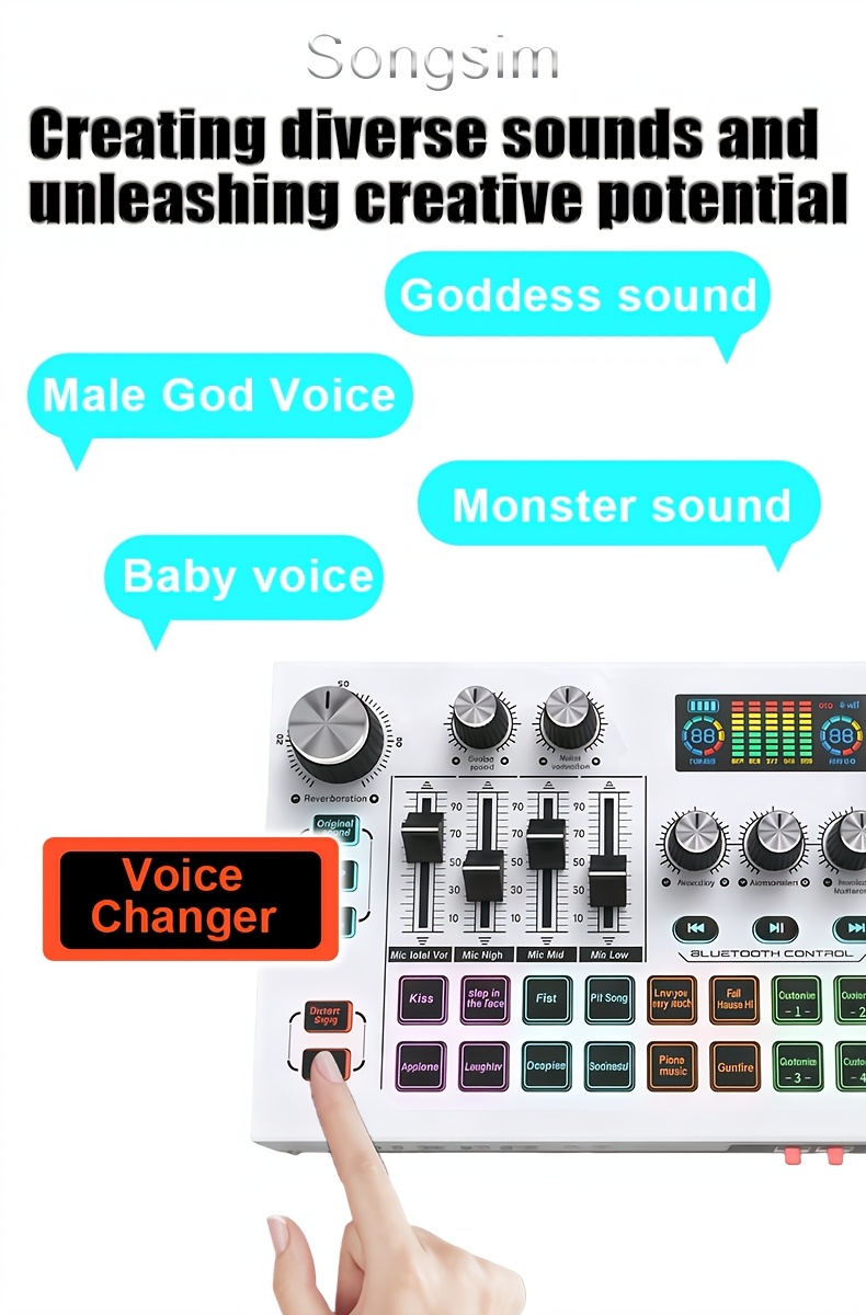x7 mixer mic professional live streaming audio kit - Temu Mauritius