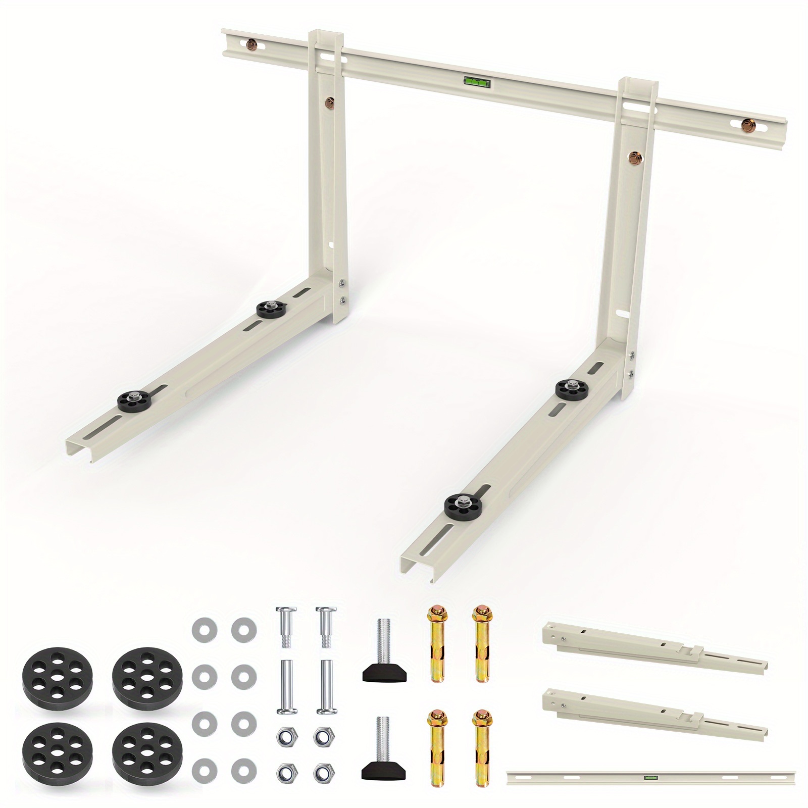 TEMU Heavy-duty Outdoor Wall Bracket Compatible For 7000-36000 Btu Split Air Conditioner, Hvac, Compressor & Systems - Pre-drilled Holes, 440 Lb, Installation (unit Only)