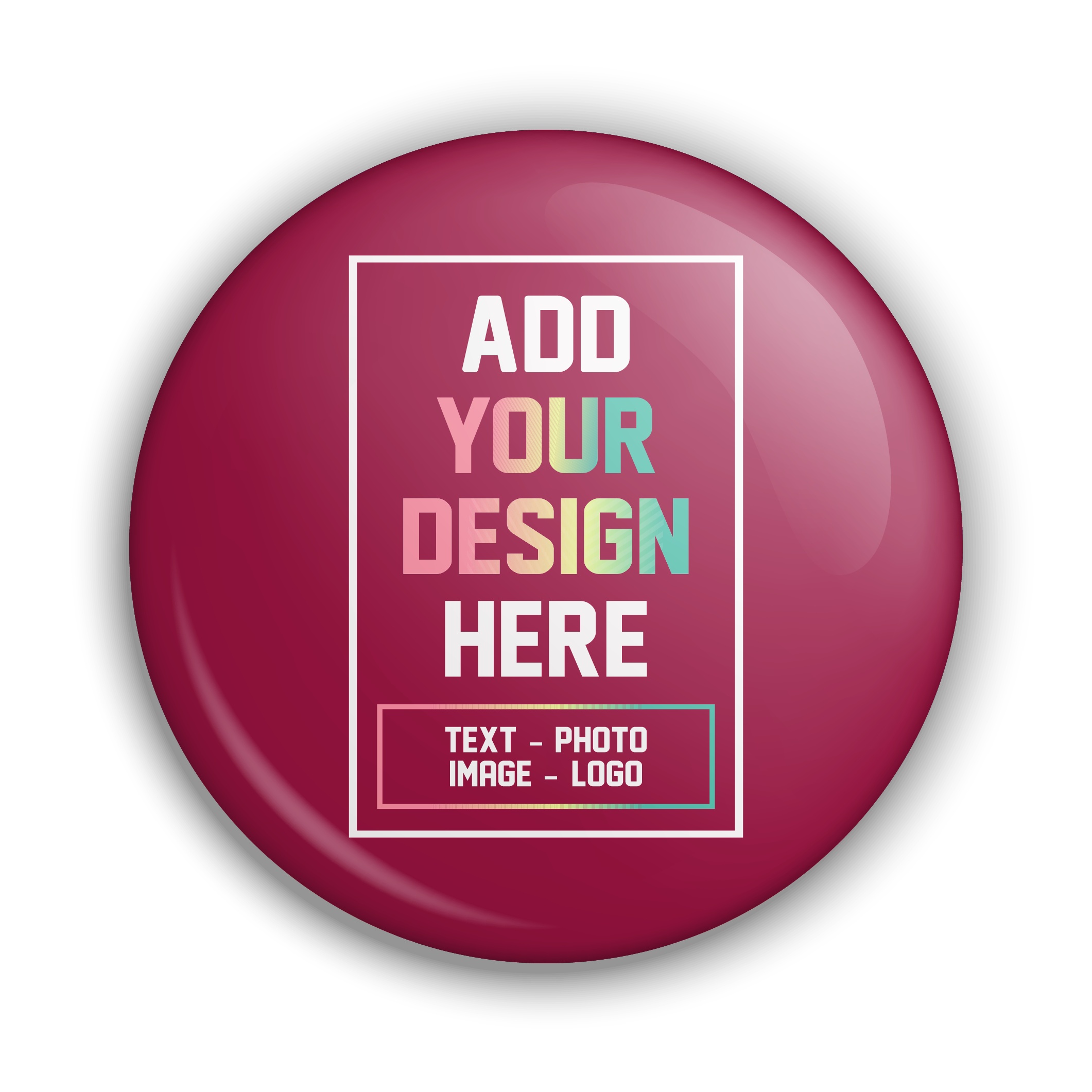 

Customizable 1.7" Metal Pin Brooch - & For , , And Clothes |