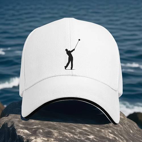 1 adjustable machine washable golf swing baseball cap suitable for outdoor activities unisex style casual