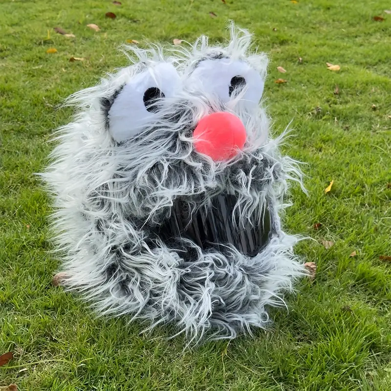 fuzzy motorcycle helmet covers Cover, White Sheep Cartoon you will brighten everyones day when you ride past I wonder if this fluffy