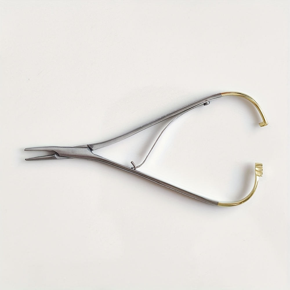 Image of Ergonomic Stainless Steel Needle Nose Pliers Set - Handheld Clippers And Tweezers, Non-electric Craft And Jewelry Making Kit