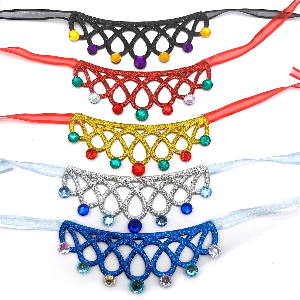 TEMU 5pcs Christmas Dog Accessories Small Dog Bowties Pet Supplies Pet Dog Necklace For Dogs Pets Grooming Products