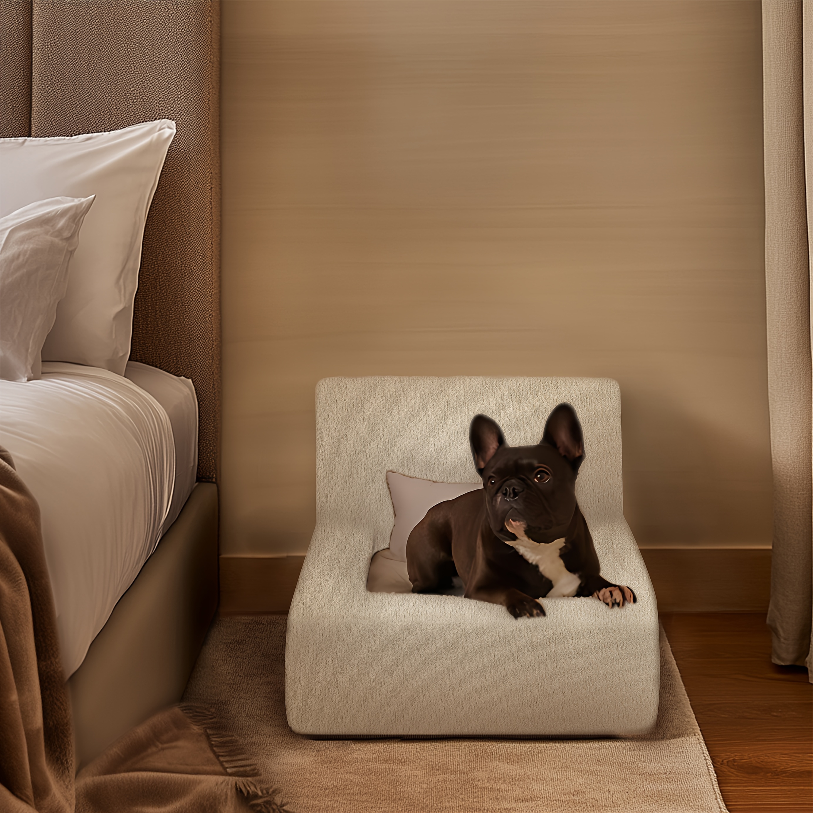   dog bed pet nest pet sofa furniture without pillows and nest cushion removable plush dog bed warm and removable washable suitable for cats small dogs toy dogs small pets   us Product details 0
