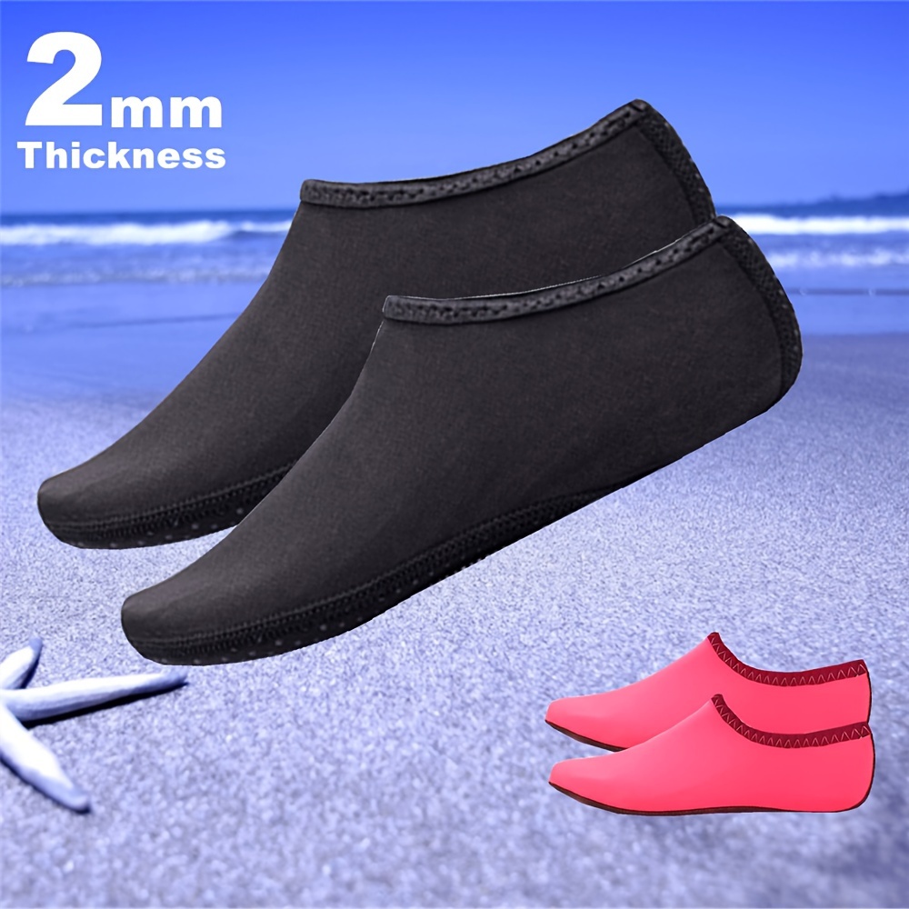 

2mm Neoprene Non-slip Water Sports Socks - Surfing, Snorkeling & Beach Activities, Black