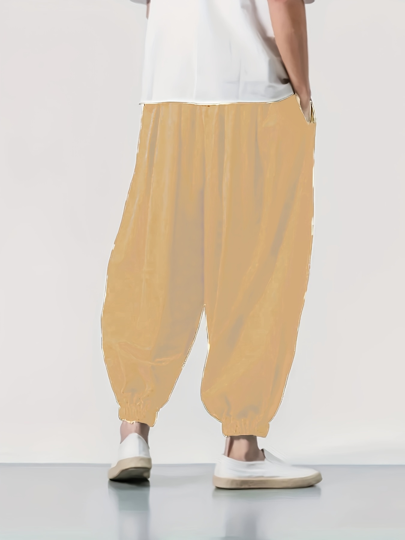 Hip Hop Pantalones Harem Hombre Chile Pantalones Anchos Tipo Harén