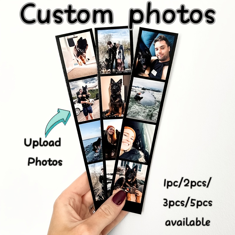customized photo strips personalized bookmarks family albums bookshelf albums photo wall diy room decoration for   birthday holiday gifts couple gifts for recording and memories 0