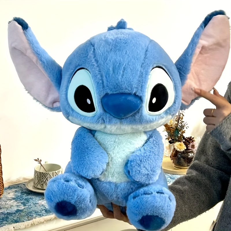 Disney Stitch Plush Toy - Soft Blue Body with Light Blue Big Ears Pillow - Perfect for Bedroom, Car, and Sofa Decor - Ideal Gift for Christmas, Valentine'S Day, and Birthdays