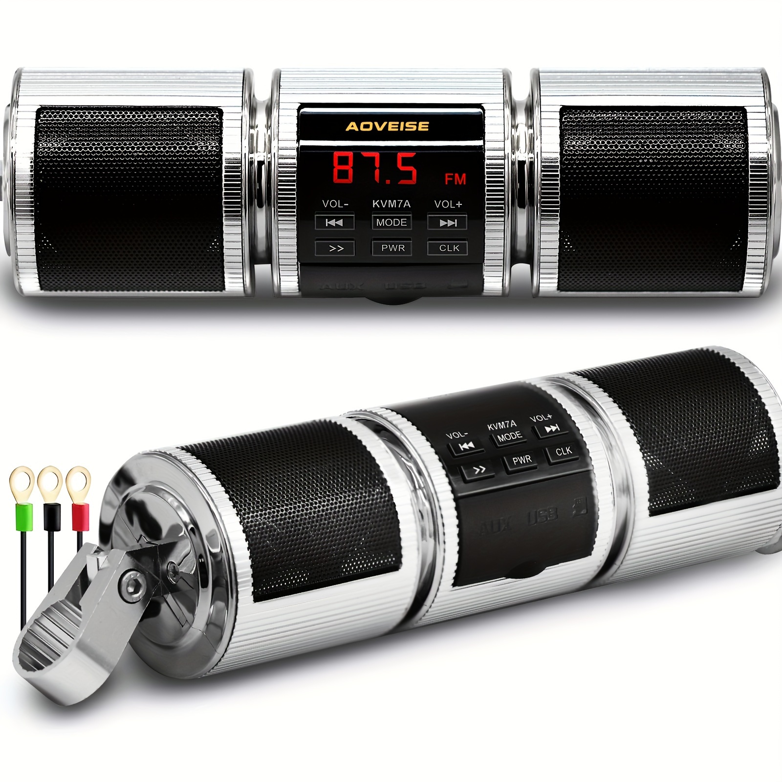 Bike Motorcycle Handlebar Radio Handlebar Audio System FM Radio