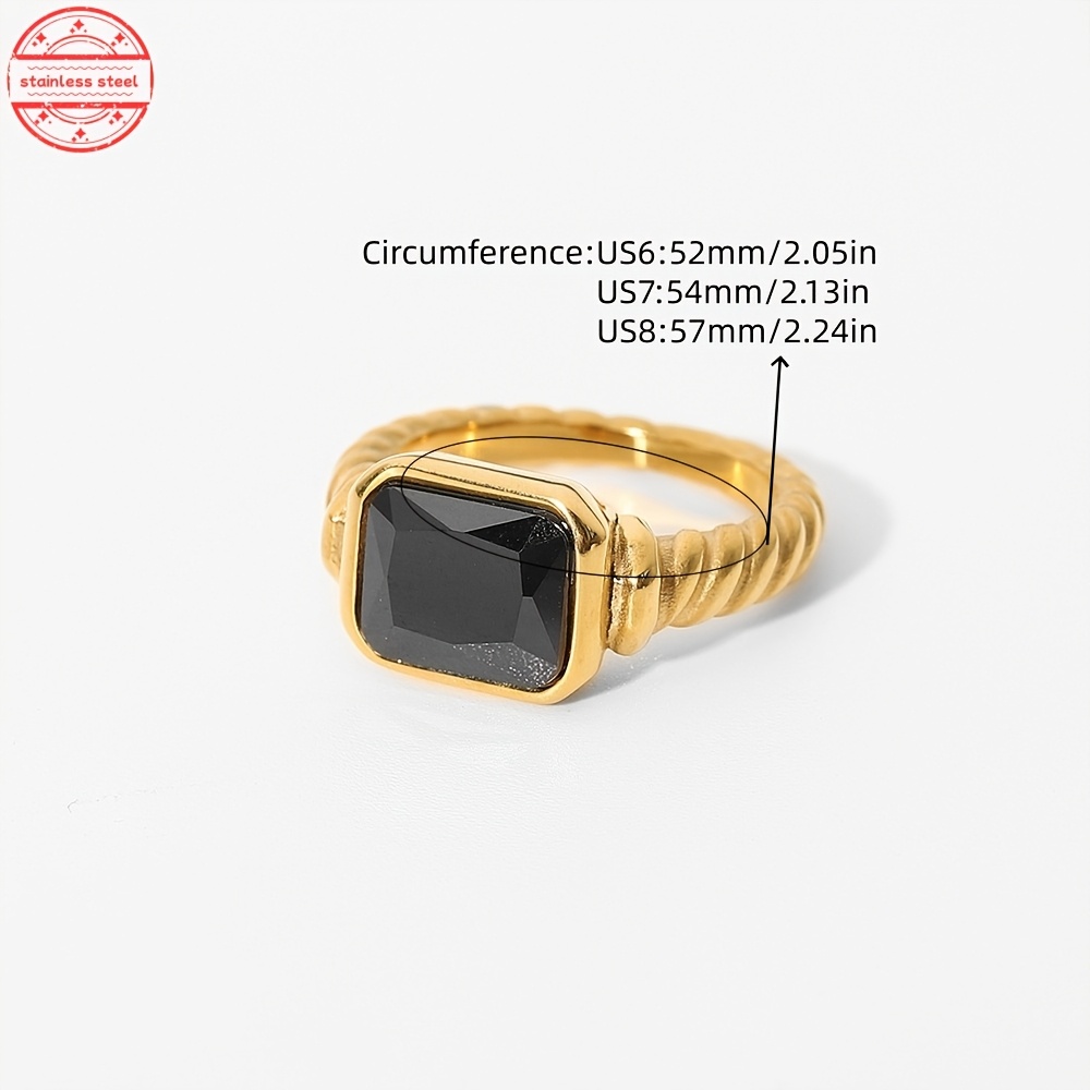 Women's Vintage French Retro Geometric Ring, Luxurious Gift