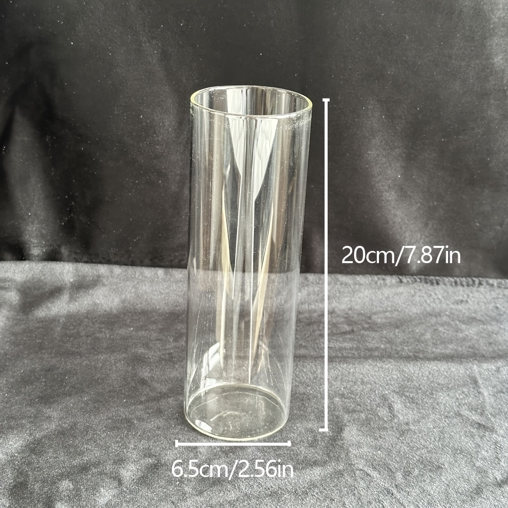 TEMU Romantic Glass Candle Holder - Smokeless Floating Wax Cup For Valentine's Day, Birthday Parties, Weddings & Dinner Ambiance