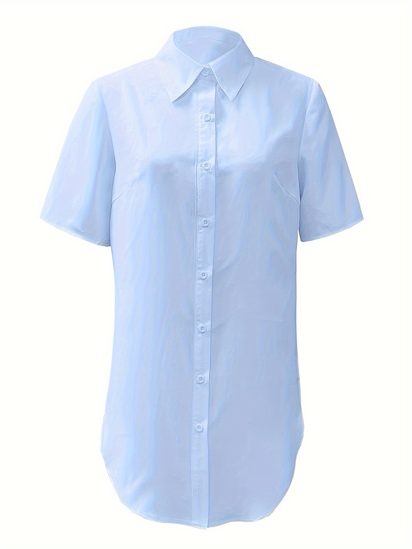 blue dress for baby girl Sleeveless Light Blue Shirt for Girls main image 0