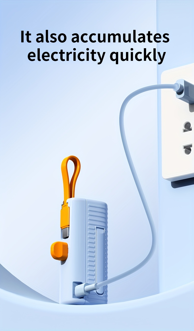 BYGP Mini Chargeur Portable 5000mAh, Batterie Externe Ultra-Compacte de Voyage pour Téléphone Portable, Compatible avec iPhone 15/14/13/12 Pro Max/iPad Pro/pour for Samsung Android etc., Banque d'Alimentation de Poche d'Urgence, Batterie de Secours Mobile USB, Cadeau