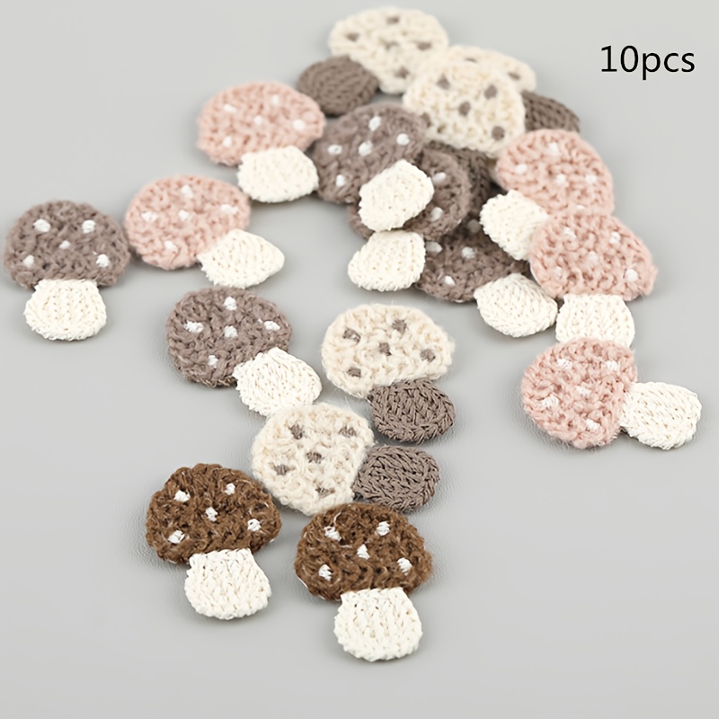 TEMU 10pcs/Paquet d'Autocollants en Tissu Brodé Couleurs Mélangées Mignonnes, Vêtements, Chaussures, Chaussettes, Additions de Décoration d'Emballage