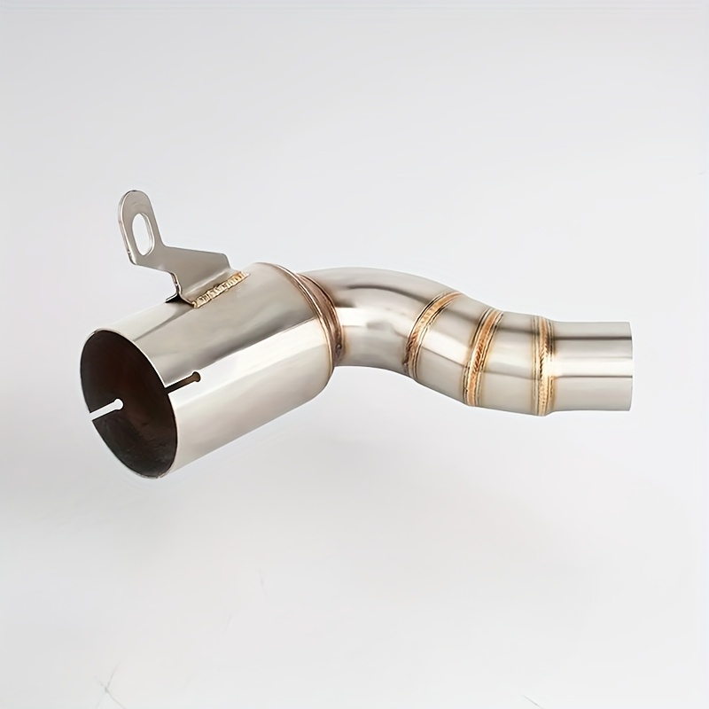 390 adventure stainless steel exhaust midsection no drums design professional motorcycle exhaust modification for original factory   road motorcycle upgrade sleek metallic     construction motorcycle accessories details 4