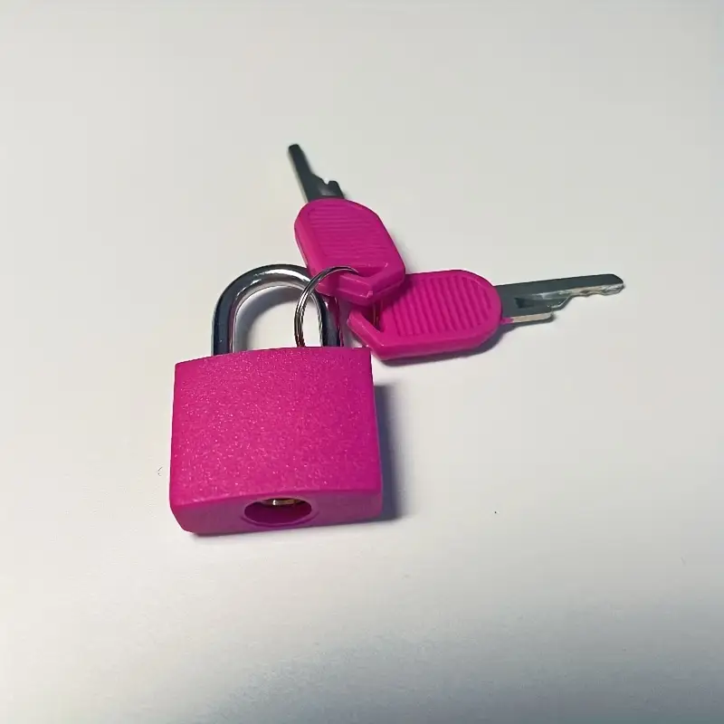 1pc suitcase lock with key metal hanging lock luggage hanging lock multi hanging lock school gym key hanging lock details 8