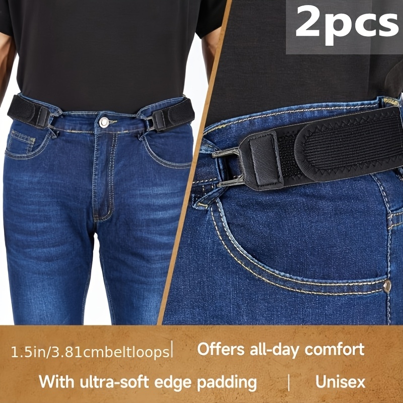 E-shop 2er-Pack Taktische Haken-Gummibänder, Stretch-Bügel, Schließe-freies System für Jagd, Angeln, Camping - Kompatibel mit Uniformen, Taktischer