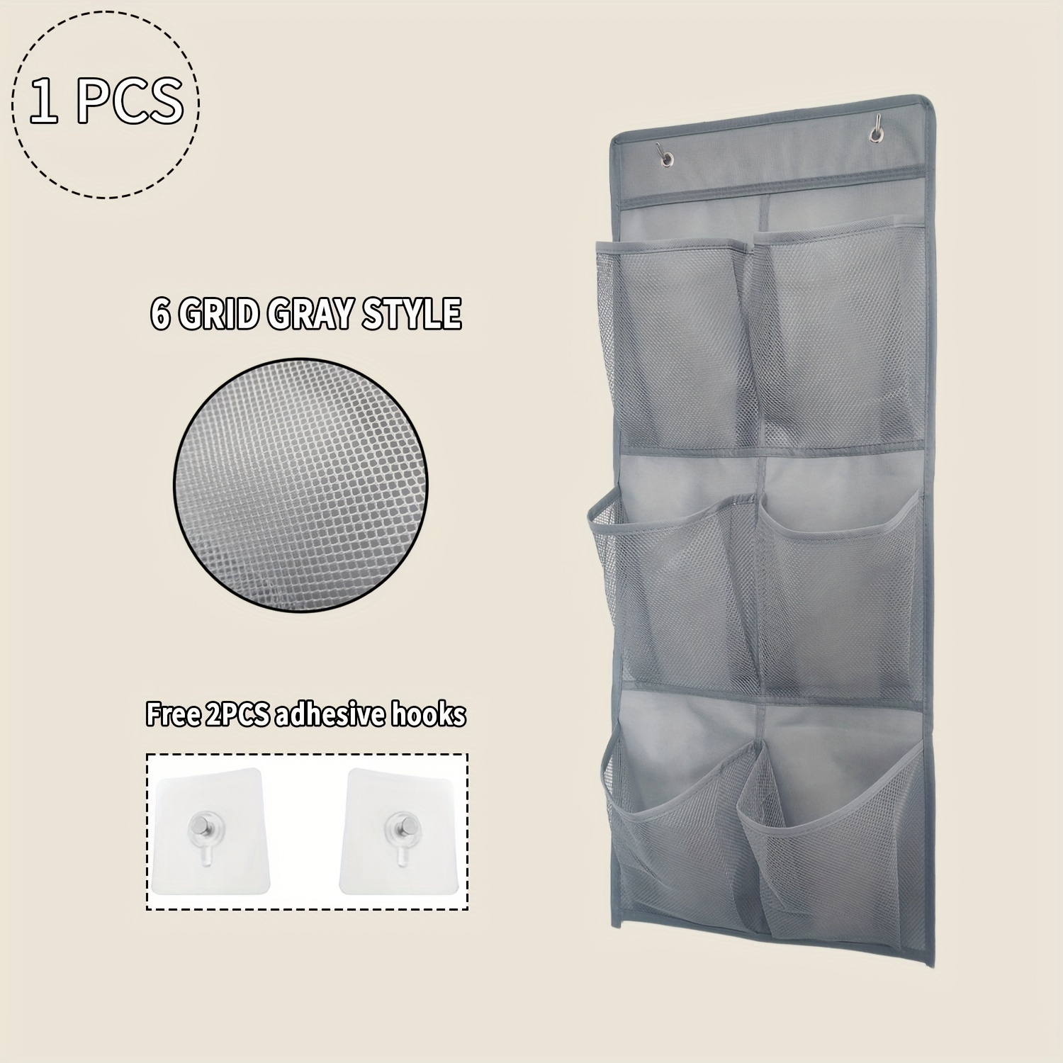 Image of A Shoe Storage Solution For Rvs, Equipped With 6 Mesh Sections, Perfect For Wall Installation, Great For Rvs, Garages, And More, A Hanging Shoe Organizer, Hanging Shoe Organizers