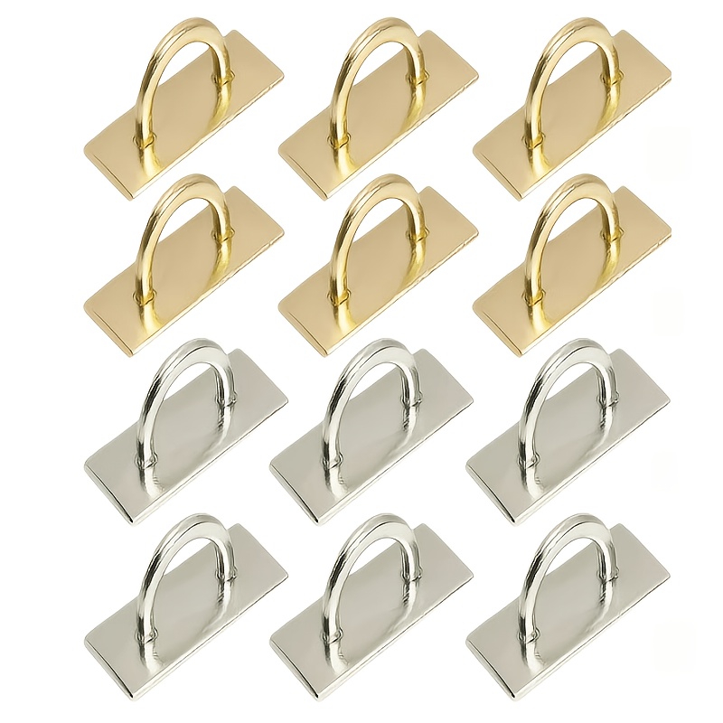 TEMU 12 pezzi Base per ponte ad in metallo da 3.0 cm, adatta per migliorare le aggiunte hardware per valigie, base per ponte ad semicircolare con