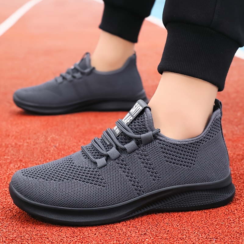 sapatos de corrida masculinos com malha tênis Temu Brazil