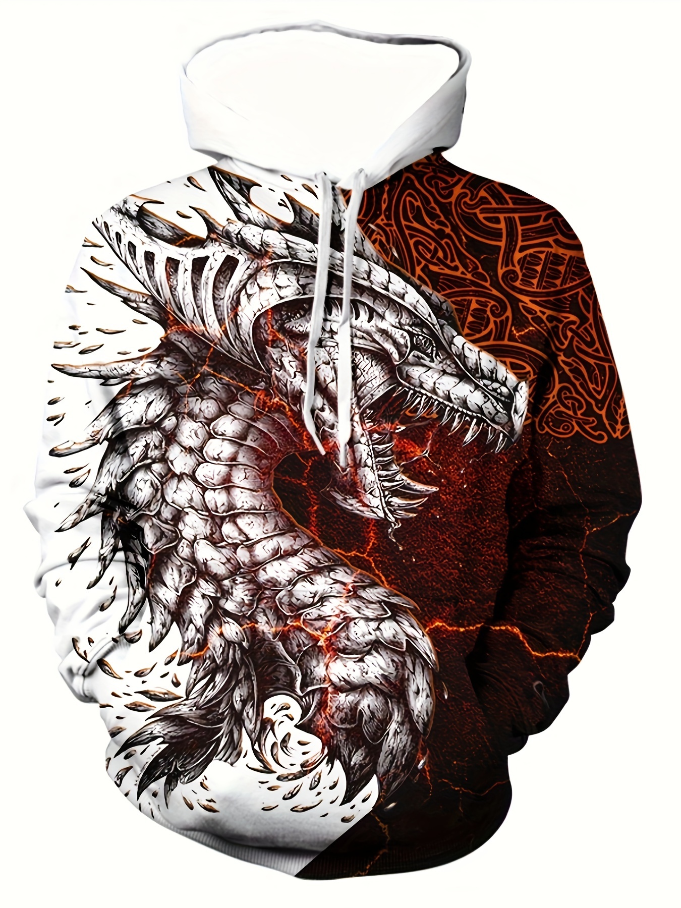 Sudaderas con capucha 3D para hombre, pulóveres de diseño casual para  ropa de invierno y