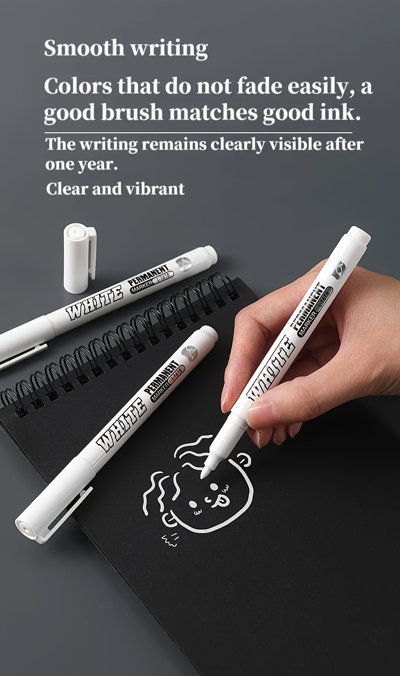 Permanent Marker Waterproof Markers For Glass Permanent White