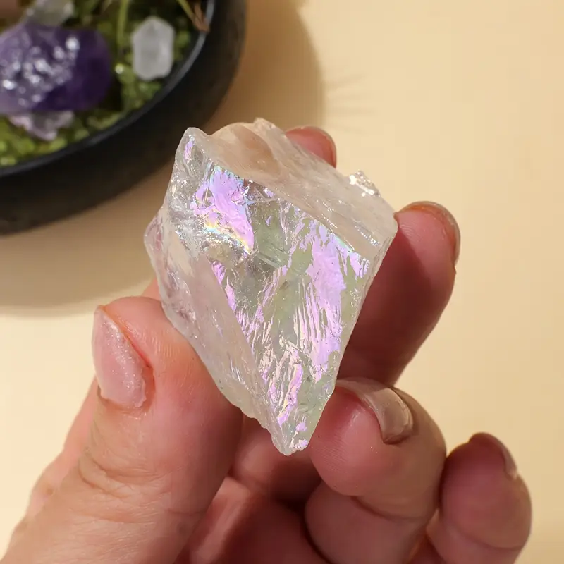 YATOJUZI Puntos De Cristal De Cuarzo Transparente De 1 Libra, Piedras