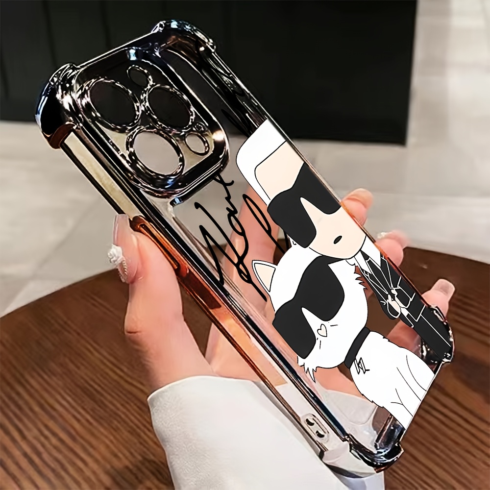 TEMU Phone Case: Creative Luxury K-k-- Pattern Phone Case Suitable For Iphone 17 17e 16e 16 15 14 13 12 11 Mini Pro Max Xr Xsmax 8 7 Plus Anti Fall