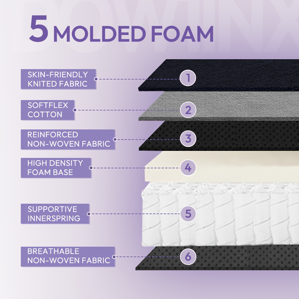 Ergonomic High Back Gaming Chair with Pocket Spring - Heavy Duty 136.08KG Capacity, Adjustable Office Computer Desk Chair with Lumbar Support, Manual Recline Handle, Heavy-Duty Metal Base - for Home Office, Gaming Setup, Living Room - Availabl