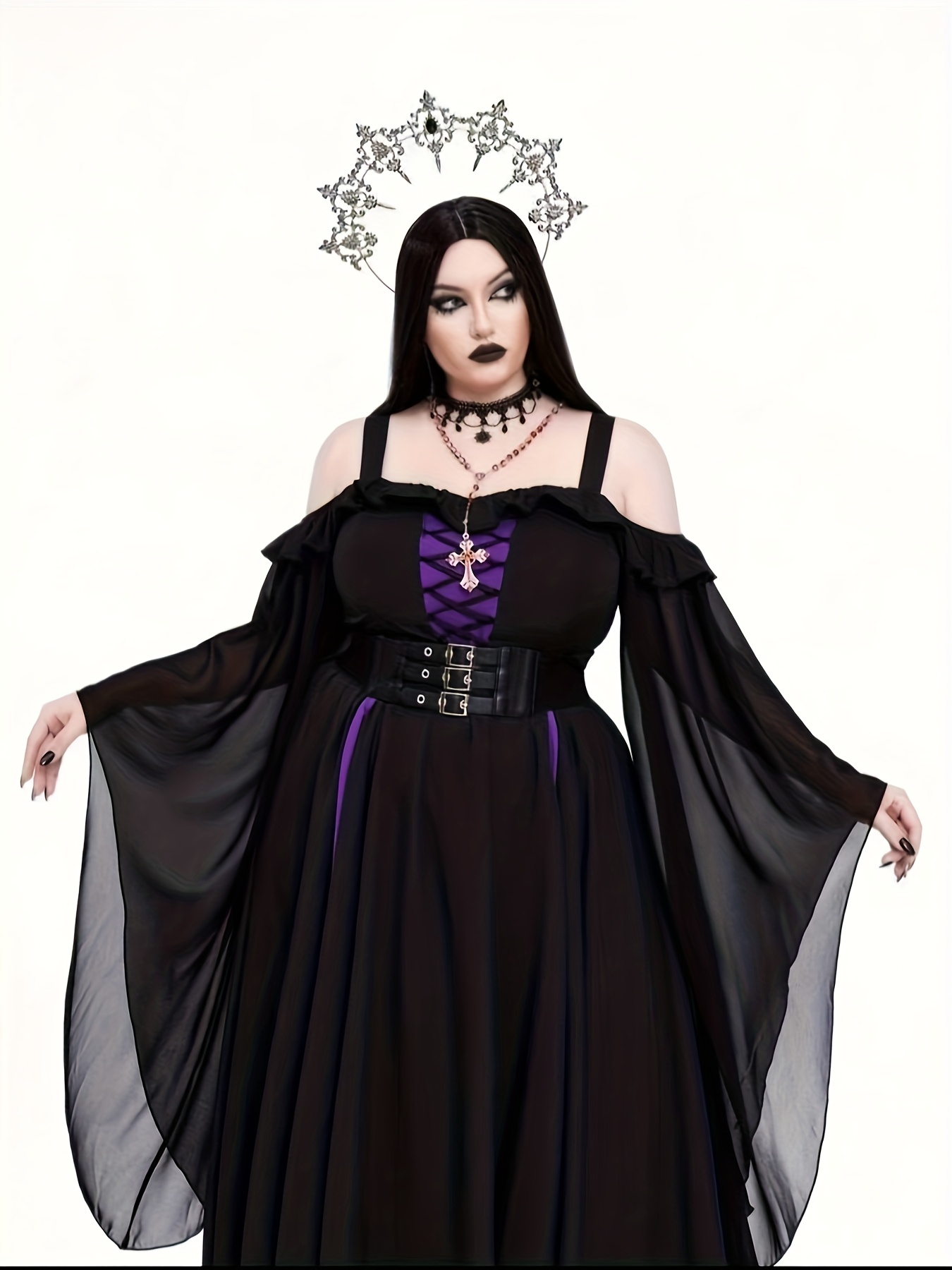 black halloween dress plus size plus-size-gothic-dress-renaissance-hooded-costume-for-women-halloween -party-cosplay-3656250.jpg?v=1752814010 main image 1